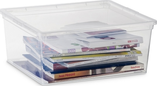 Plastový úložný box KETER C-box M s víkem 18 l