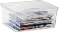 Plastový úložný box KETER C-box M s víkem 18 l