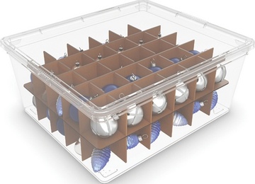 Plastový úložný box KETER C-box M s víkem 18 l