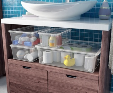Plastový úložný box KETER C-box L s víkem 27 l