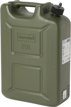 Plastový kanystr na PHM s UN 20 l, zelený