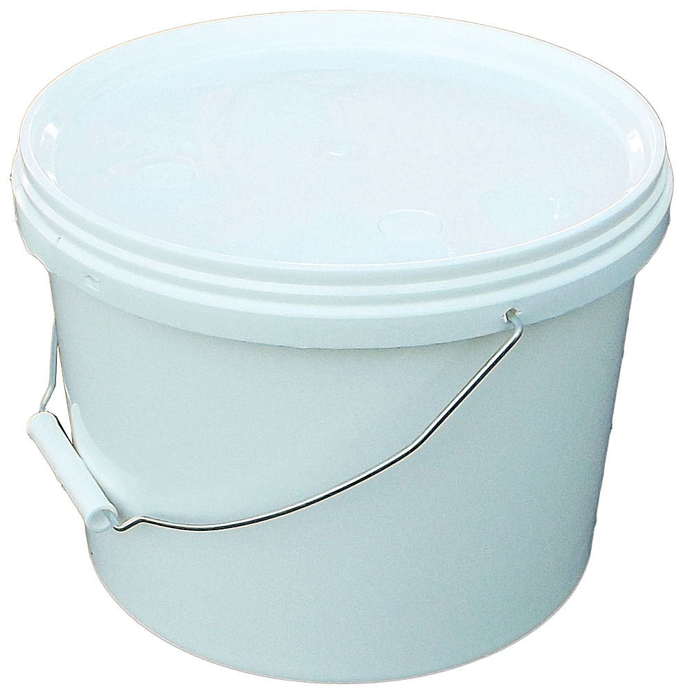 Kbelík plastový s kovovým držadlem 10,5 L