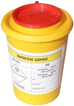 Nádoba na zdravotnický odpad 0,5 l