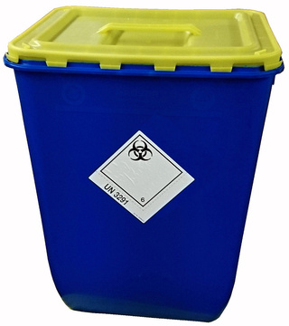 Nádoba na zdravotnický odpad Klinik box 50 l - víko s úchopem