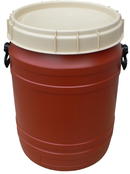 Plastový sud CURTEC UN 64L hnědý