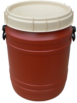 Plastový sud CURTEC UN 64L hnědý