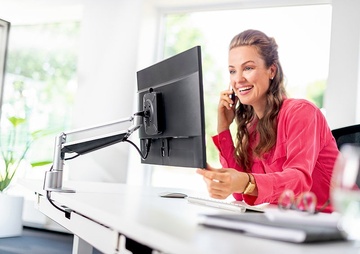 Držák na monitor Novus Clu I C - stříbrný/antracit