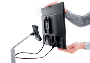 Držák na monitor Novus Clu III C s upevněním na stůl - bílý