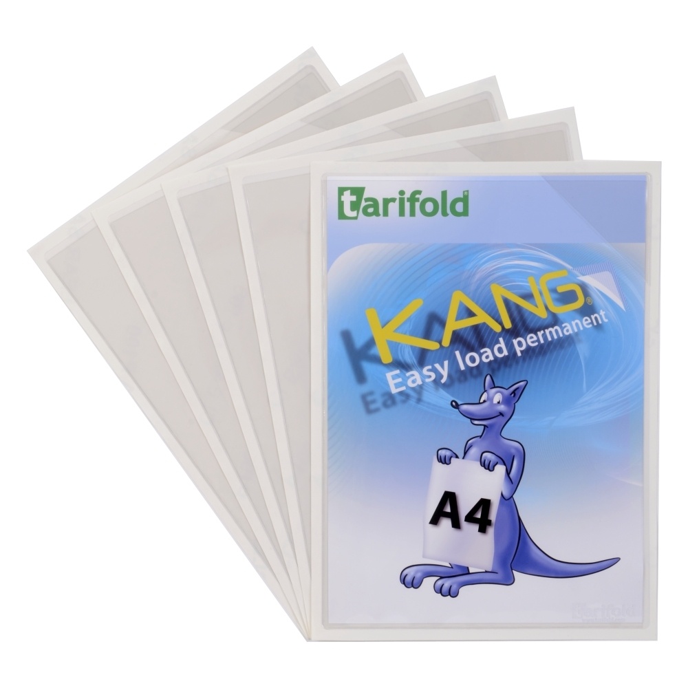 Kapsa A4 Kang Easy Load permanentní TARIFOLD čirá - 5 ks