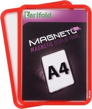 Kapsa Magneto SOLO A4 magnetická TARIFOLD červená - 2 ks
