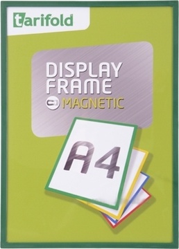 Rámeček Display Frame magnetický TARIFOLD A4 zelený