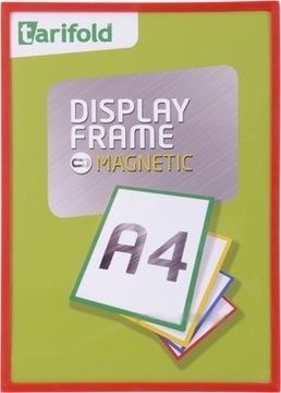 Rámeček Display Frame magnetický TARIFOLD A4 červený