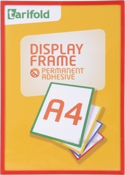 Rámeček Display Frame samolepící TARIFOLD A4 červený
