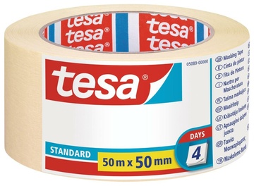 Maskovací páska STANDARD TESA smetanová 50m x 50mm