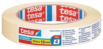 Maskovací páska STANDARD TESA smetanová 50m x 19mm