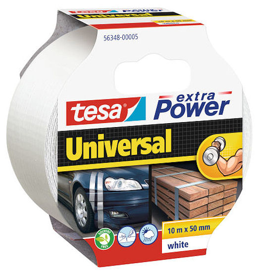 Textilní páska TESA Extra Power Universal, 10 m x 50 mm bílá
