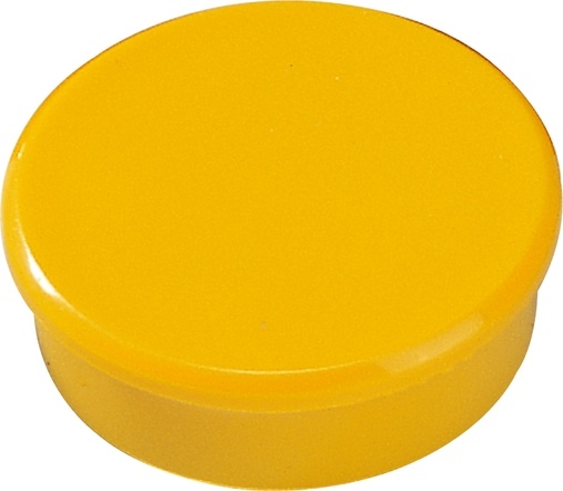Sada magnetů DAHLE 95538 žluté barvy průměr 38mm, 10 kusů
