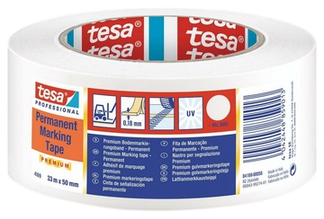 Značkovací páska TESA Flex Premium 33 m x 50 mm bílá 180 µm