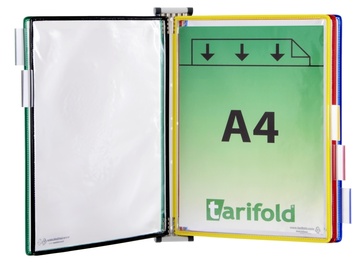 Nástěnný držák TARIFOLD A4 pro 5 kapes
