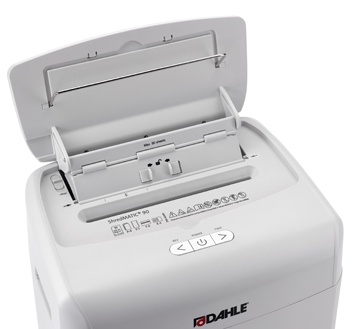Skartovač DAHLE ShredMATIC® 90, 10/90 listů, objem 23 l