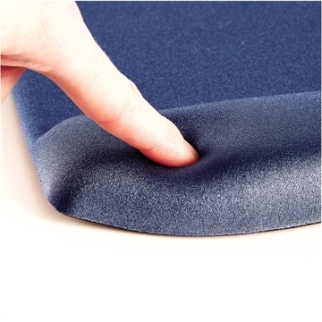 Ergonomická podložka pod myš Fellowes PlushTouch, modrá
