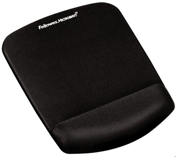 Ergonomická podložka pod myš Fellowes PlushTouch, černá