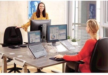 Stojan na notebook Fellowes Clarity, čirý