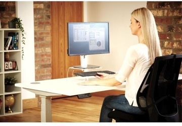 Stojan na monitor Fellowes Clarity, čirý