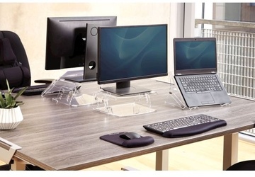 Stojan na monitor Fellowes Clarity, čirý