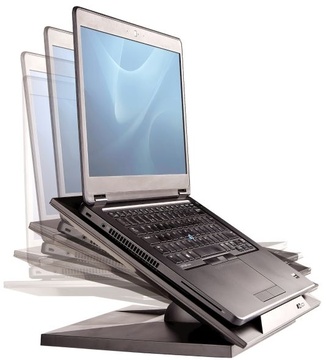 Stojan na notebook Fellowes Designer Suites, černý