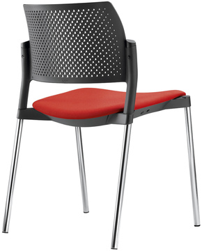Konferenční židle LD Seating DREAM + 100BL-N plastový opěrák