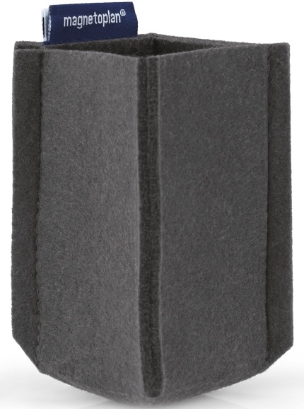 Magnetický držák popisovačů magnetoTray ecoAware šedý