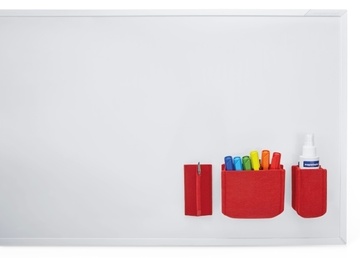 Magnetický držák popisovačů magnetoTray ecoAware červený