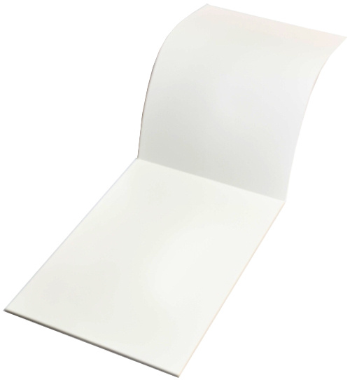 Elektrostatická popisovatelná fólie Symbioflipcharts 500x700 mm bílá, 25ks