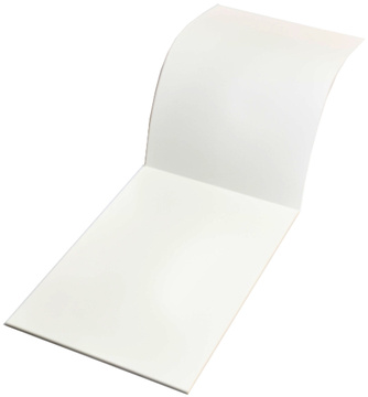 Elektrostatická popisovatelná fólie Symbioflipcharts 500x700 mm bílá, 25ks