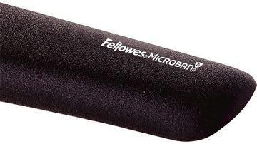 Opěrka zápěstí ke klávesnici Fellowes PlushTouch, černá