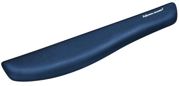 Opěrka zápěstí ke klávesnici Fellowes PlushTouch, modrá