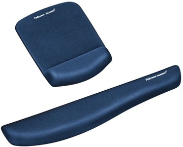 Opěrka zápěstí ke klávesnici Fellowes PlushTouch, modrá