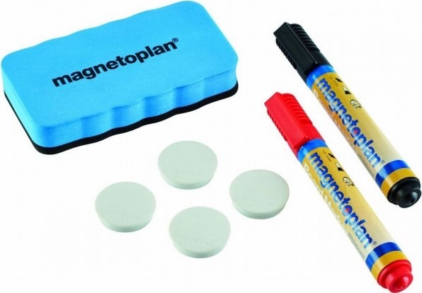 Start sada Magnetoplan OPTIMAL - popisovače, stěrka, magnety