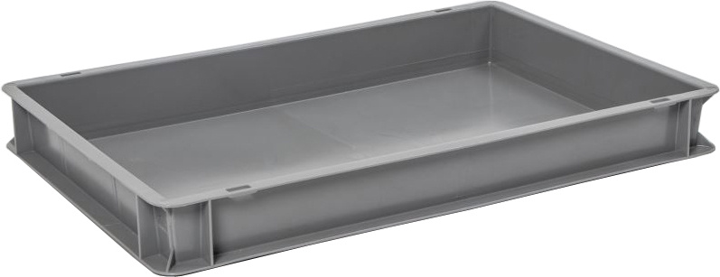 Plastová Euro přepravka H70 šedá 14 litrů