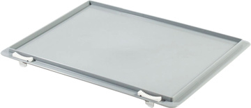 Plastové víko se zámkem k Euro přepravkám 400 x 300 mm