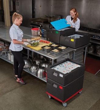 Termobox pro pekařské přepravky 80l, černý