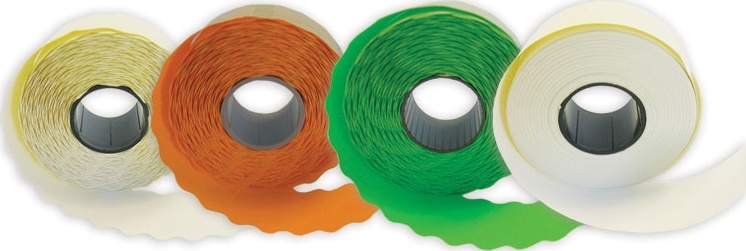 Etikety MOTEX do kleští bílé 16x23mm