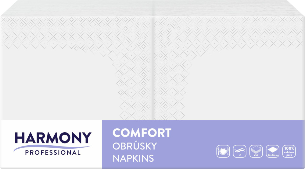 Papírové ubrousky Harmony Profesional Comfort 250ks