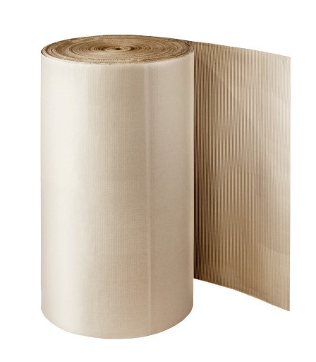 Dvouvrstvá vlnitá lepenka v roli šíře 105cm/100m