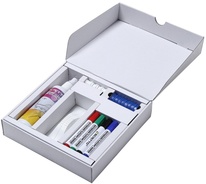 Set magnetů, fixů, čistícího spreje a houbičky na tabule Whiteboard SCRITTO