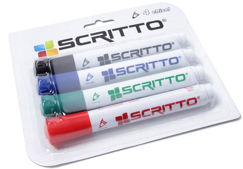 Set fixů SCRITTO pro tabule Whiteboard 4kusy