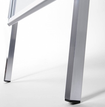 Reklamní áčko 500x700 mm, oblý roh, profil 32mm, metalová záda