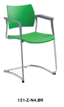 Konferenční židle LD Seating DREAM 131-Z-N,BR pérová kostra