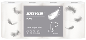 Toaletní papír dvouvrstvý KATRIN Plus průměr 113mm - 8ks